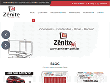 Tablet Screenshot of cursozenite.com.br